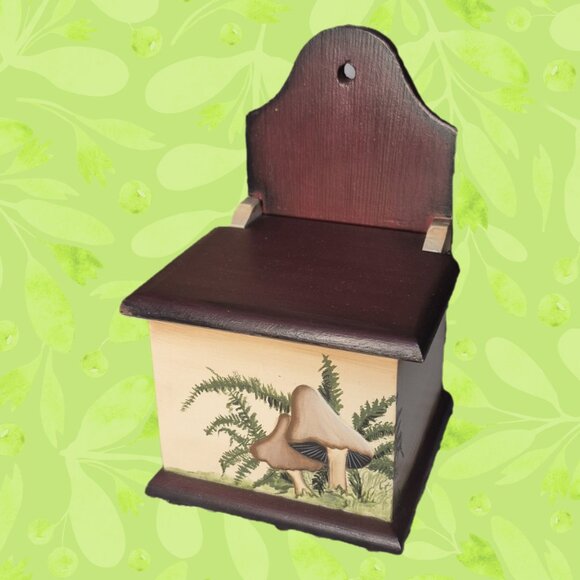 Red & Cream Mushroom Matchbox Wall Decor - Picture 2 of 16